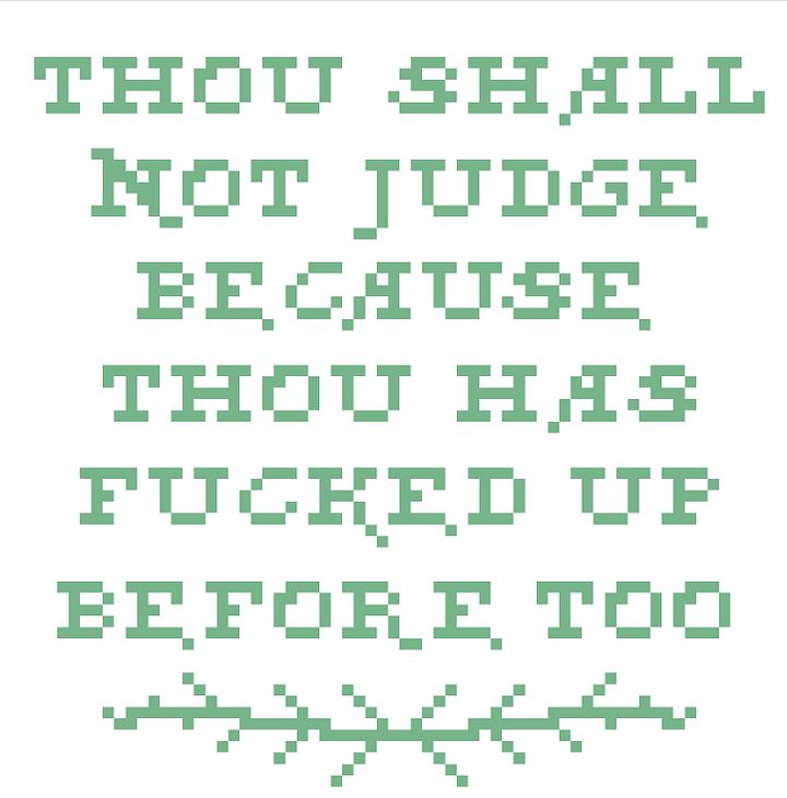 Thou Shall Not Judge product image (1)