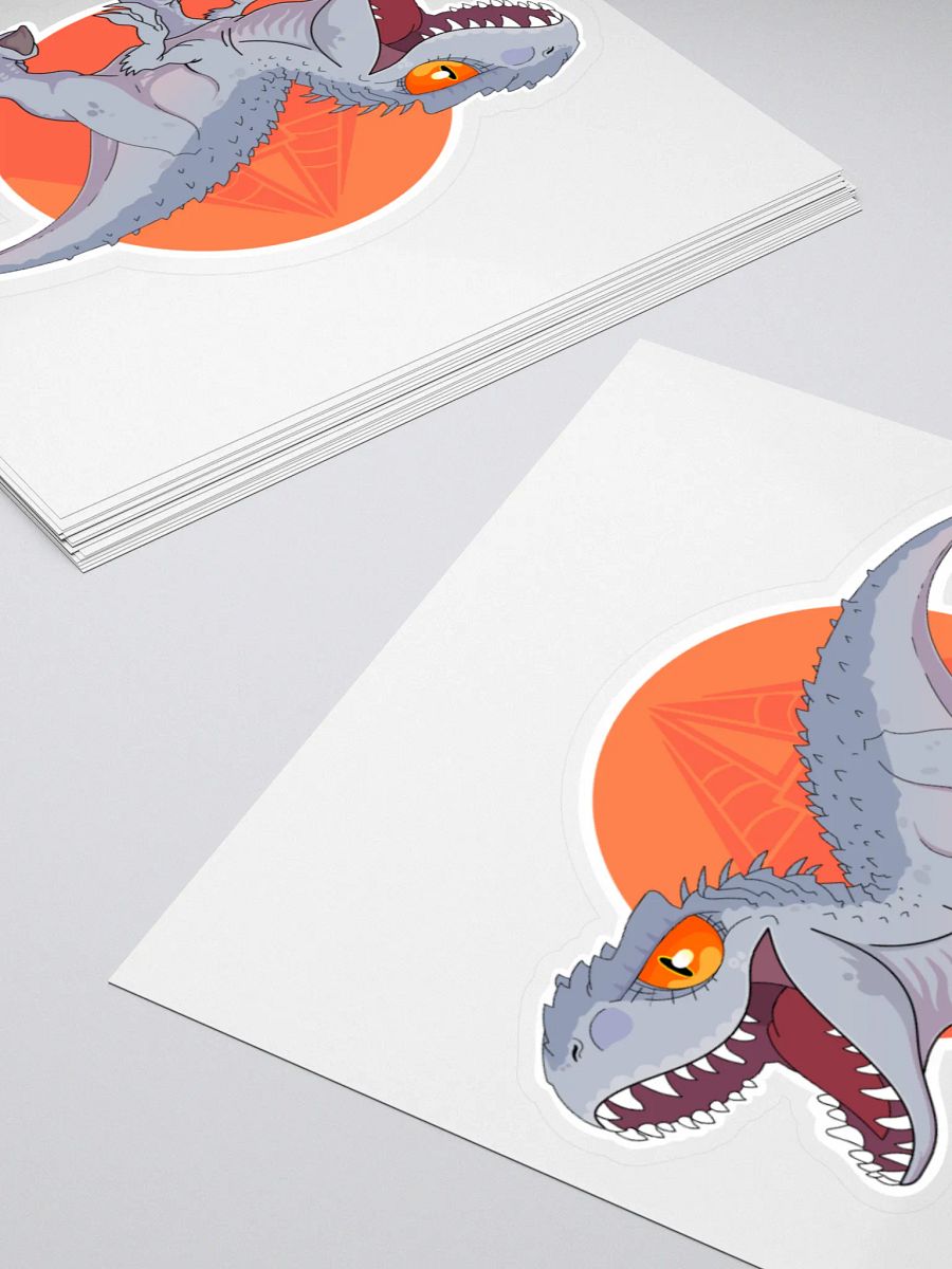 Fierce Dino Kiss Cut Stickers product image (4)