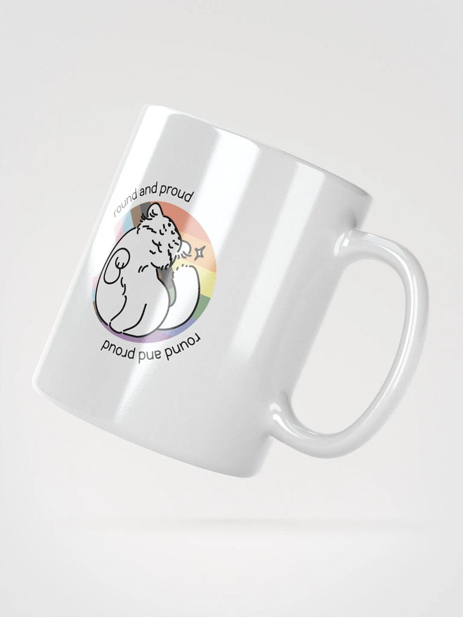 Round and Proud Manul Pride Pastels Version - White Mug product image (4)