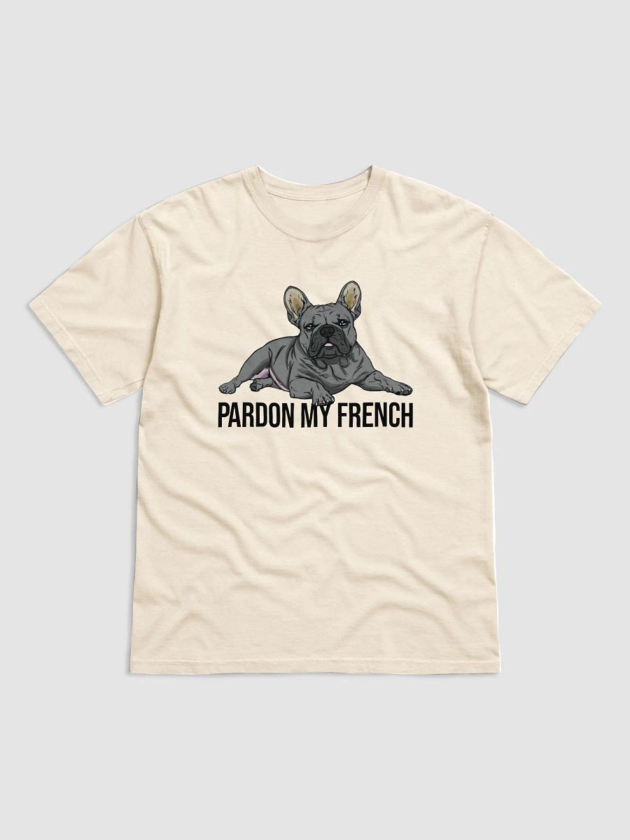 Pardon My French T-Shirt of a French Bulldog(Blue) | Funny T-Shirt for Frenchie Owners product image (17)