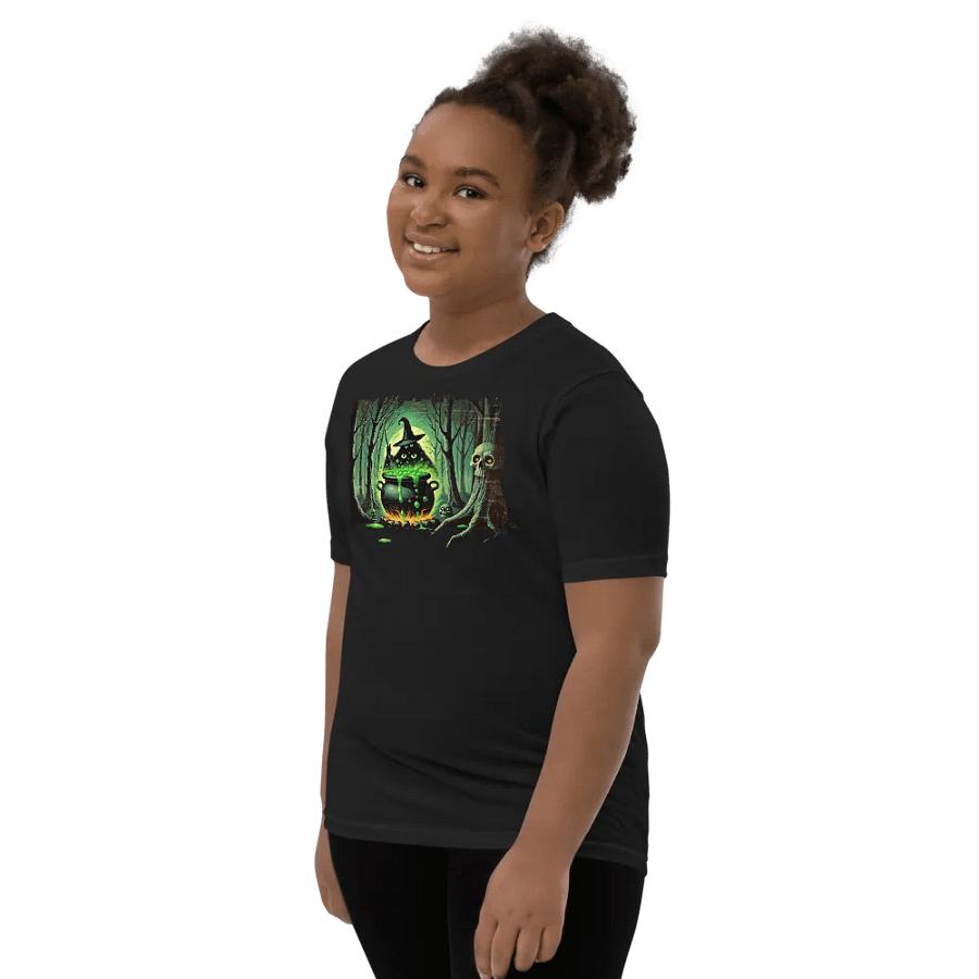Cauldron Monster Stirring Witch's Brew Youth T-Shirt product image (12)