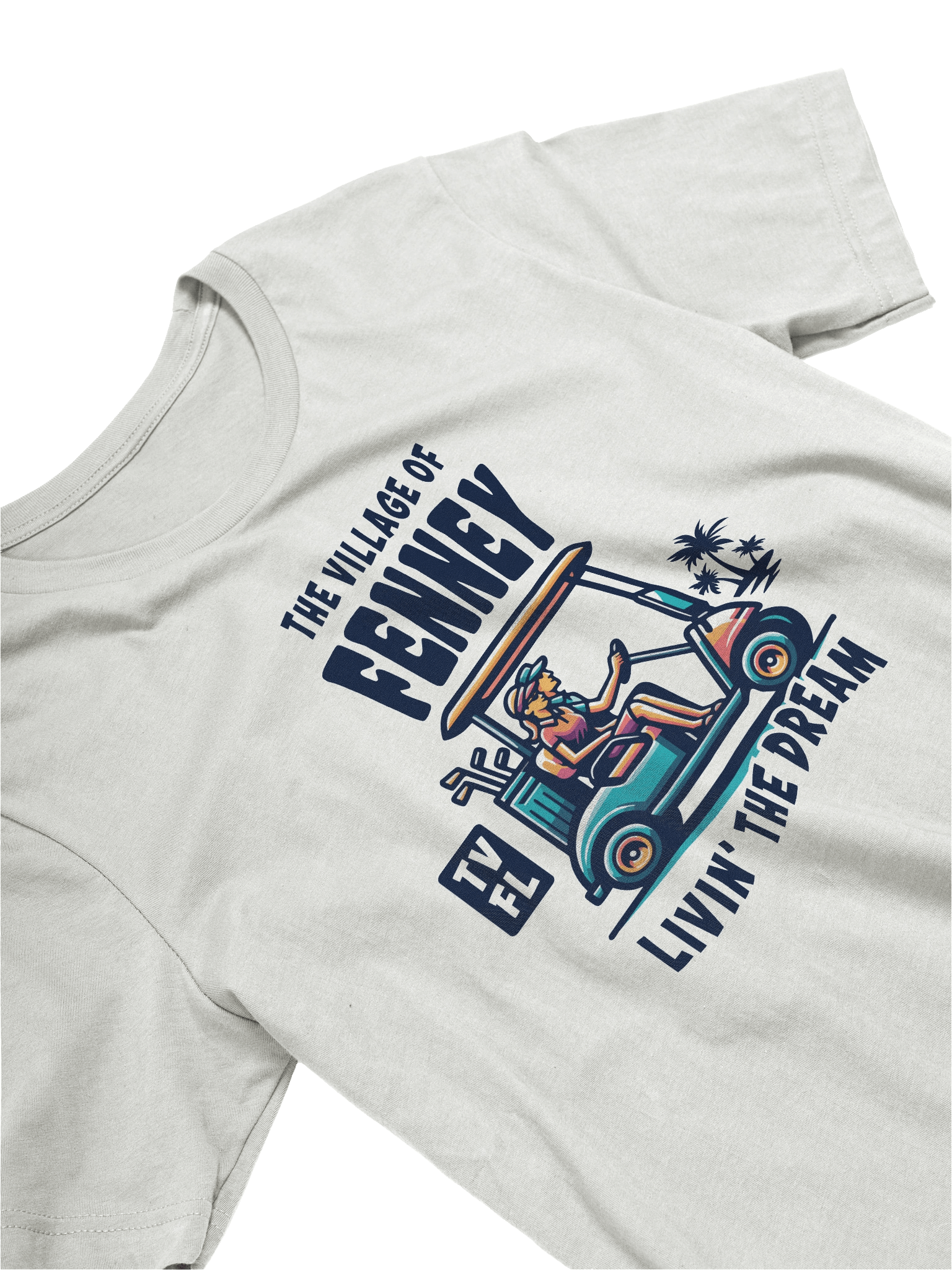 The Village of Fenney TV FL Golf Cart Design T-Shirt product image (25)