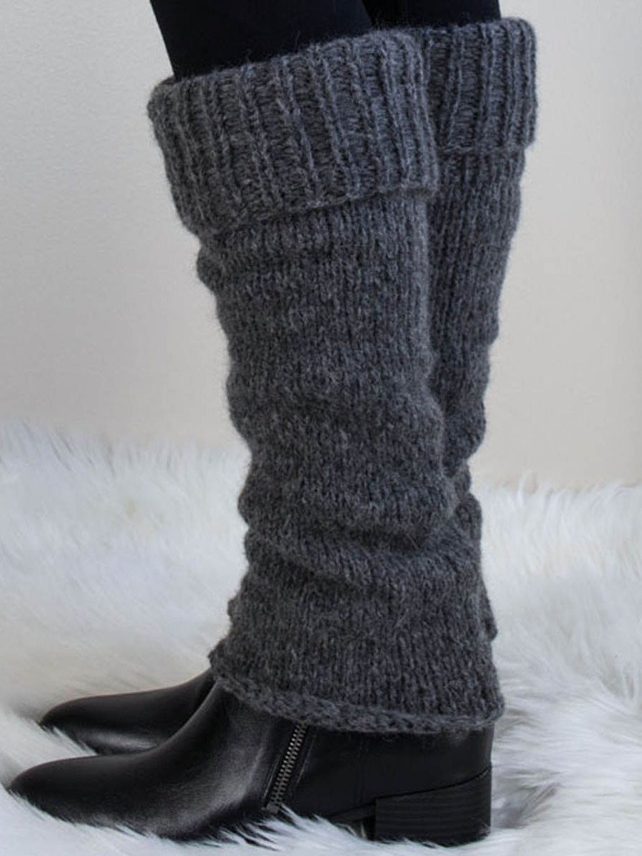 Cozy Leg Warmers Knitting Pattern - Fuzzy product image (1)