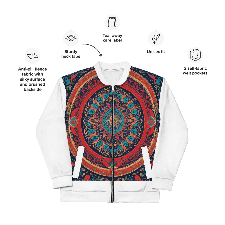 Jacket with Persian Carpet Design Mix of Beautiful Colors product image (10)