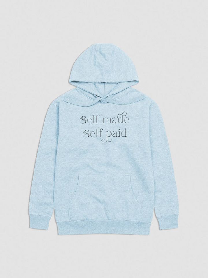 Embroidered Self Made Self Paid Premium Hoodie product image (1)