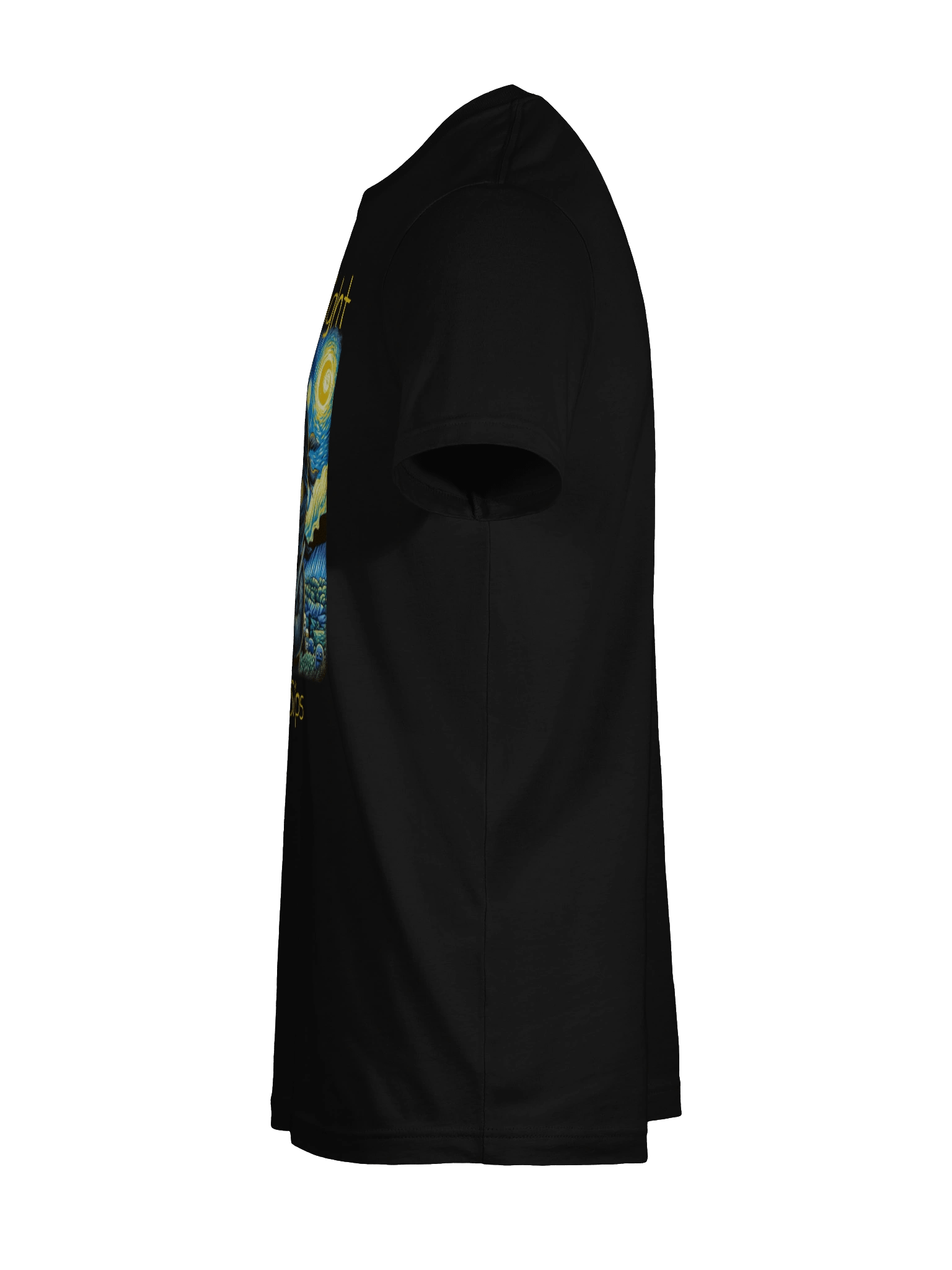 Starry Night Ninja Coffee T-Shirt – Funny Stealthy Sips Parody Tee product image (11)