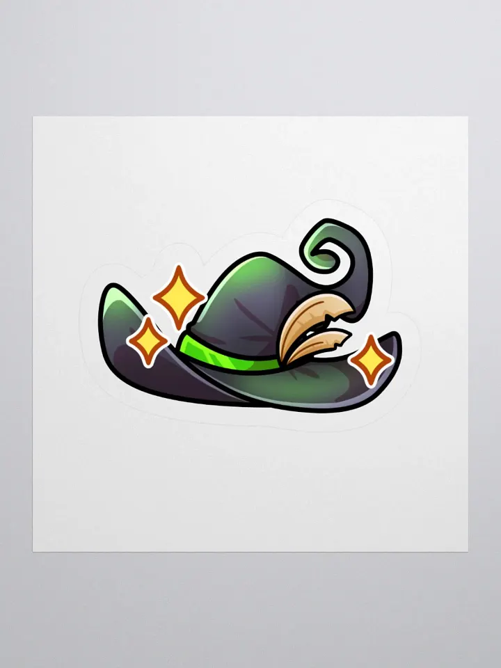 Enchanted Wizzie Hat Kiss Cut Stickers product image (2)
