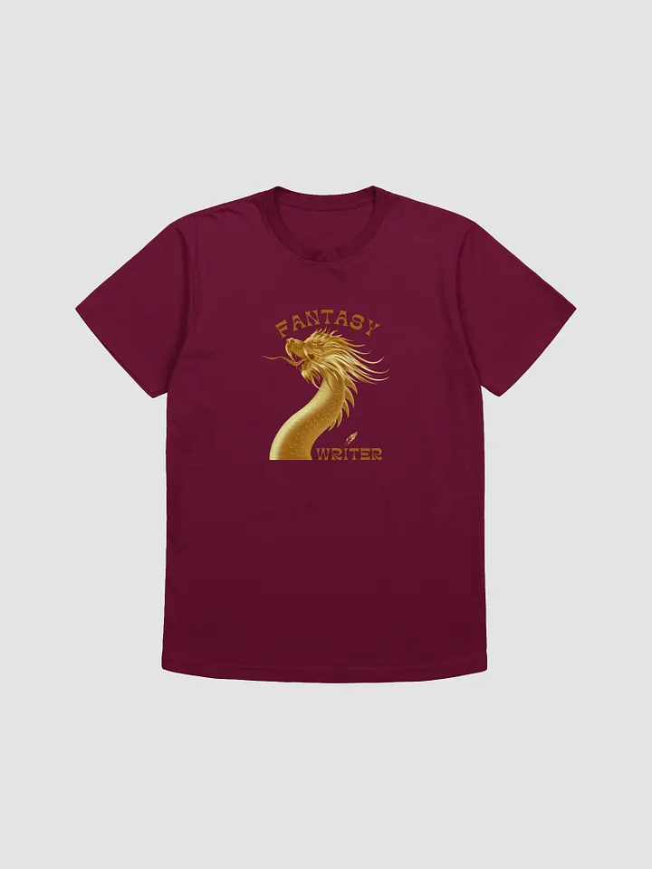 Fantasy Writer Dragon t-shirt - Gold/Red product image (1)