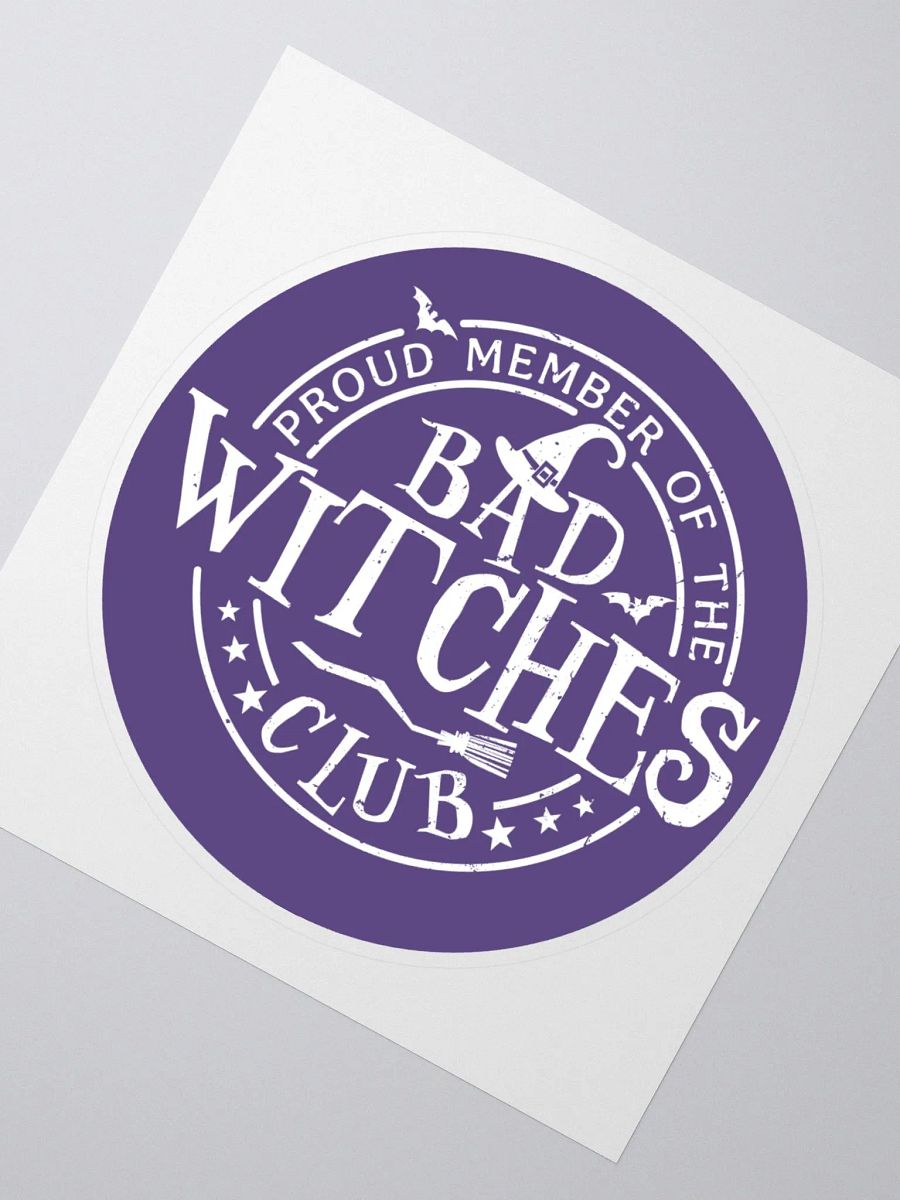 Bad Witches Club Sticker (Purple) product image (2)