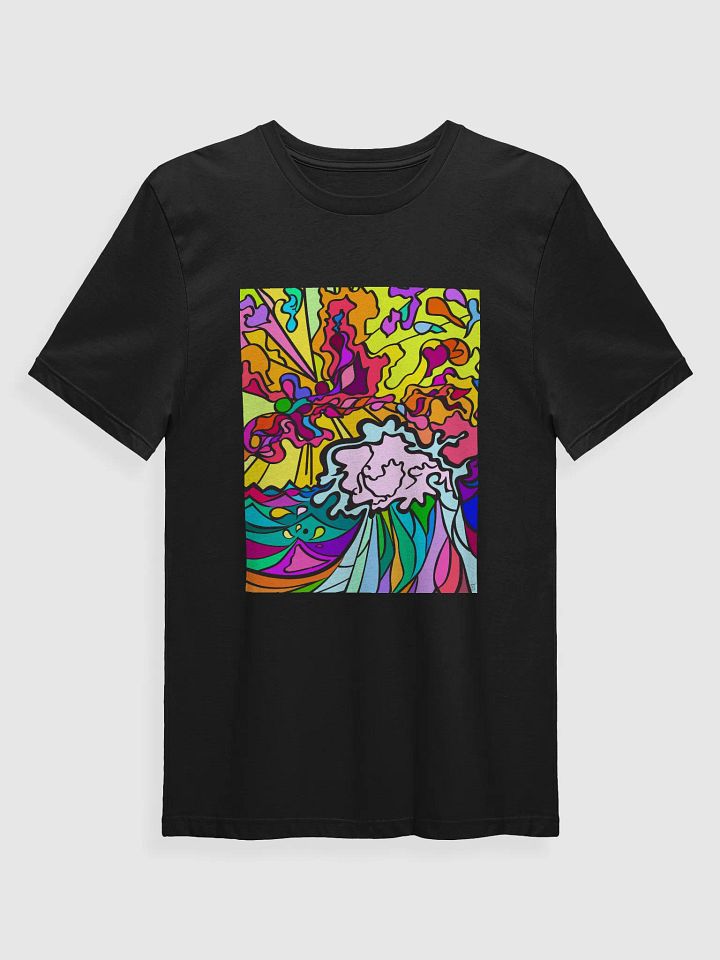 Vibrant Swirls Superfit Tee - Wave at Sunset product image (11)