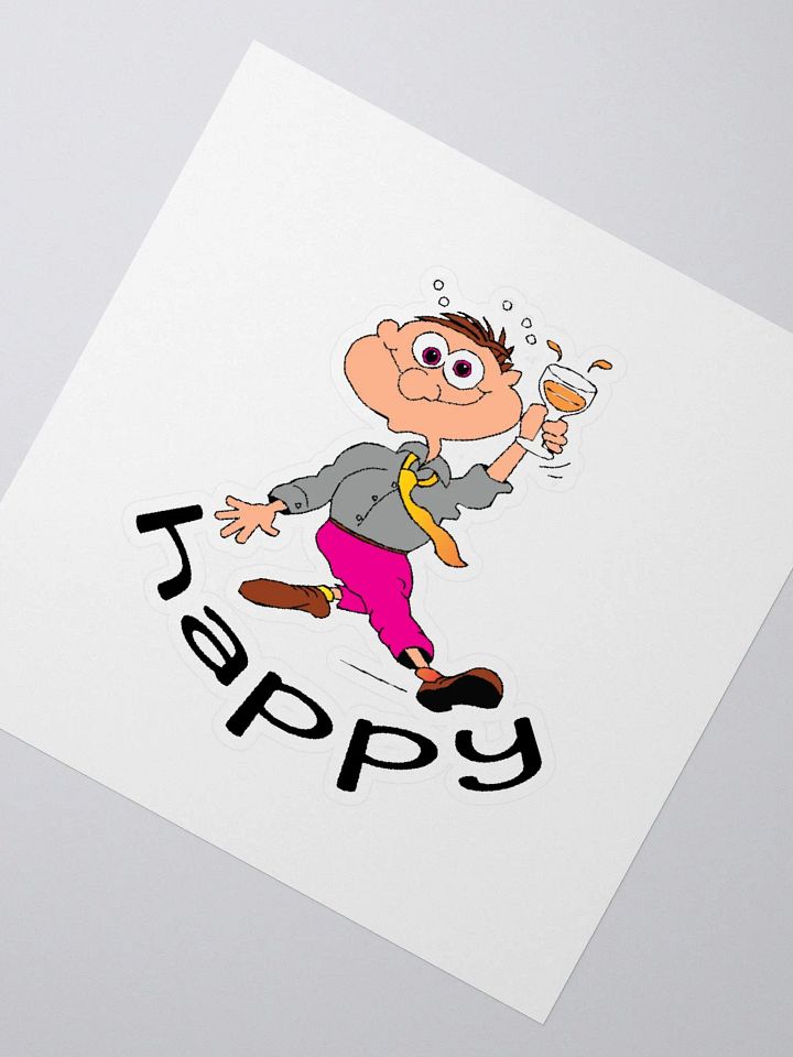 Jubilant Cartoon Celebration Stickers product image (6)