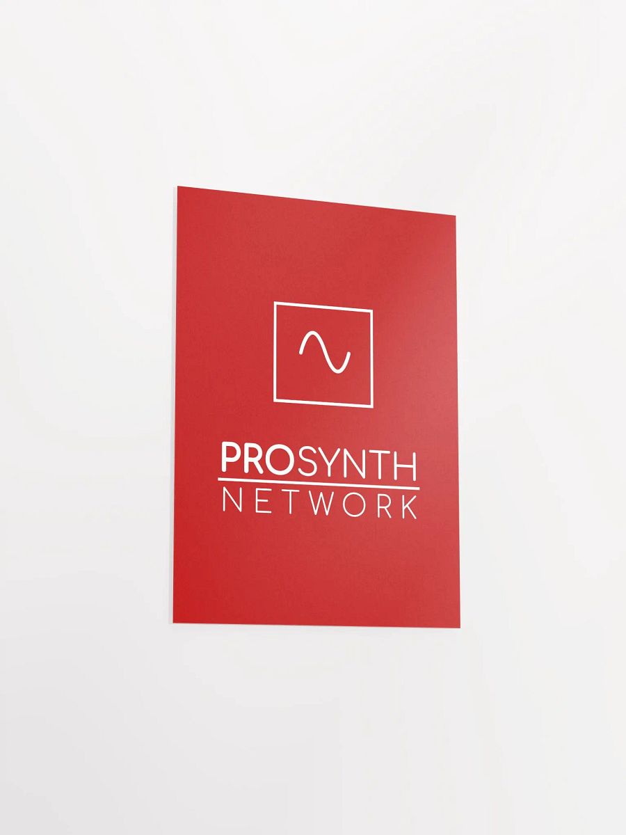 Pro Synth Network Poster (Red) product image (40)