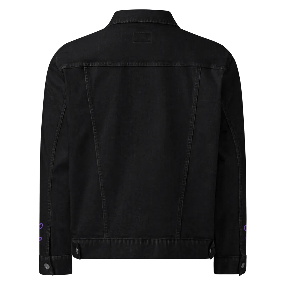 Purple Heartbeat Denim Jacket product image (4)