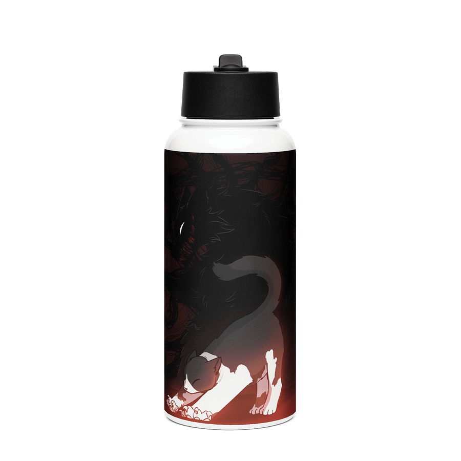 Stainless Steel Water Bottle with a Straw Lid product image (1)