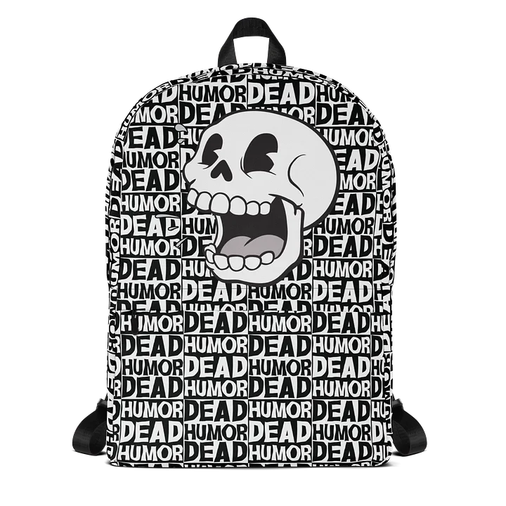 Laughing Skull Checkerboard Backpack product image (1)