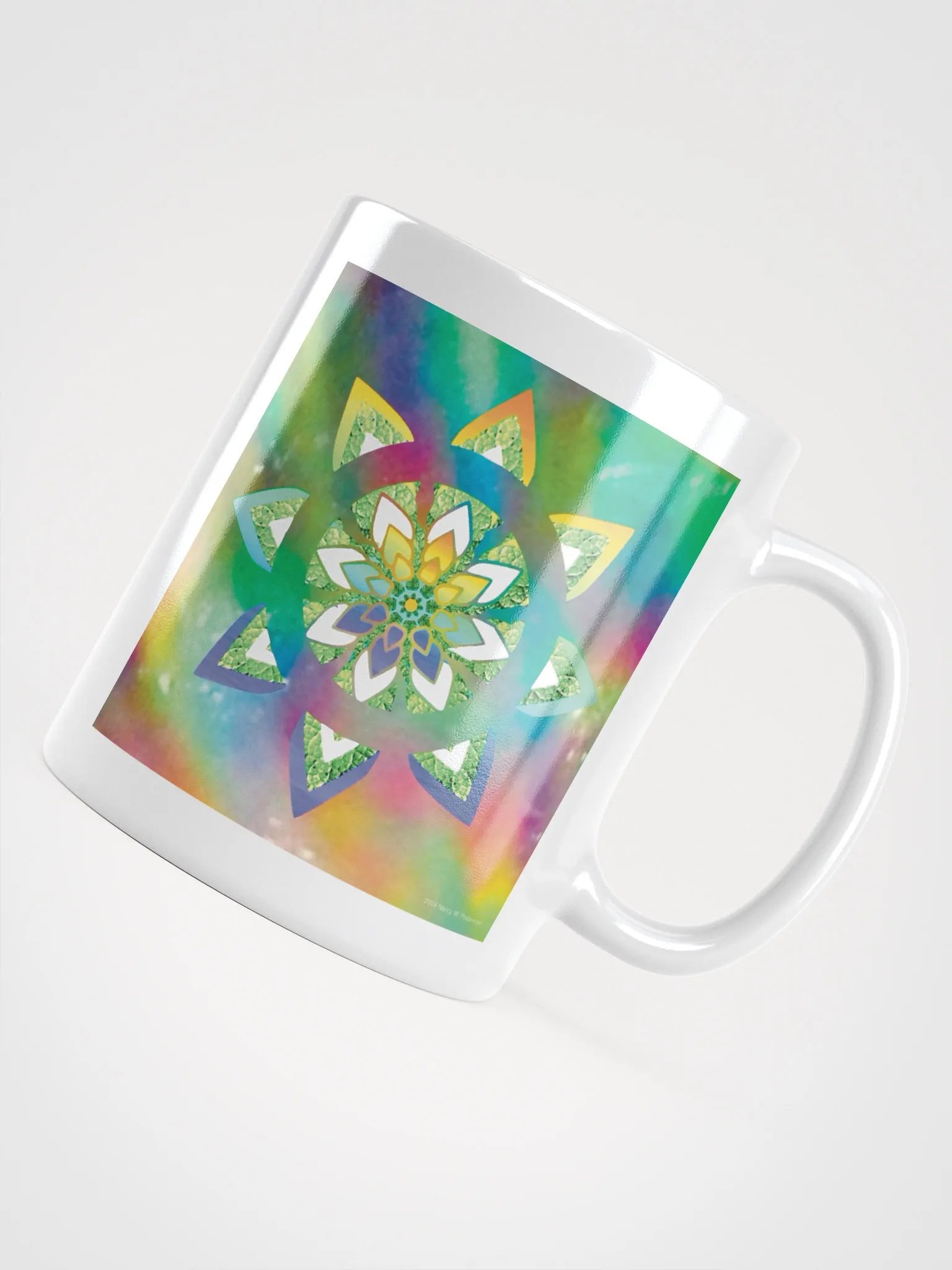 Rainbow Flower Star mug product image (2)