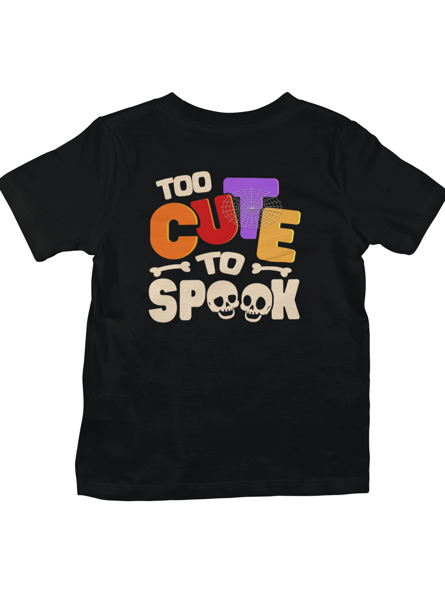 Too Cute to Spook - Kids Halloween Black T-Shirt product image (1)