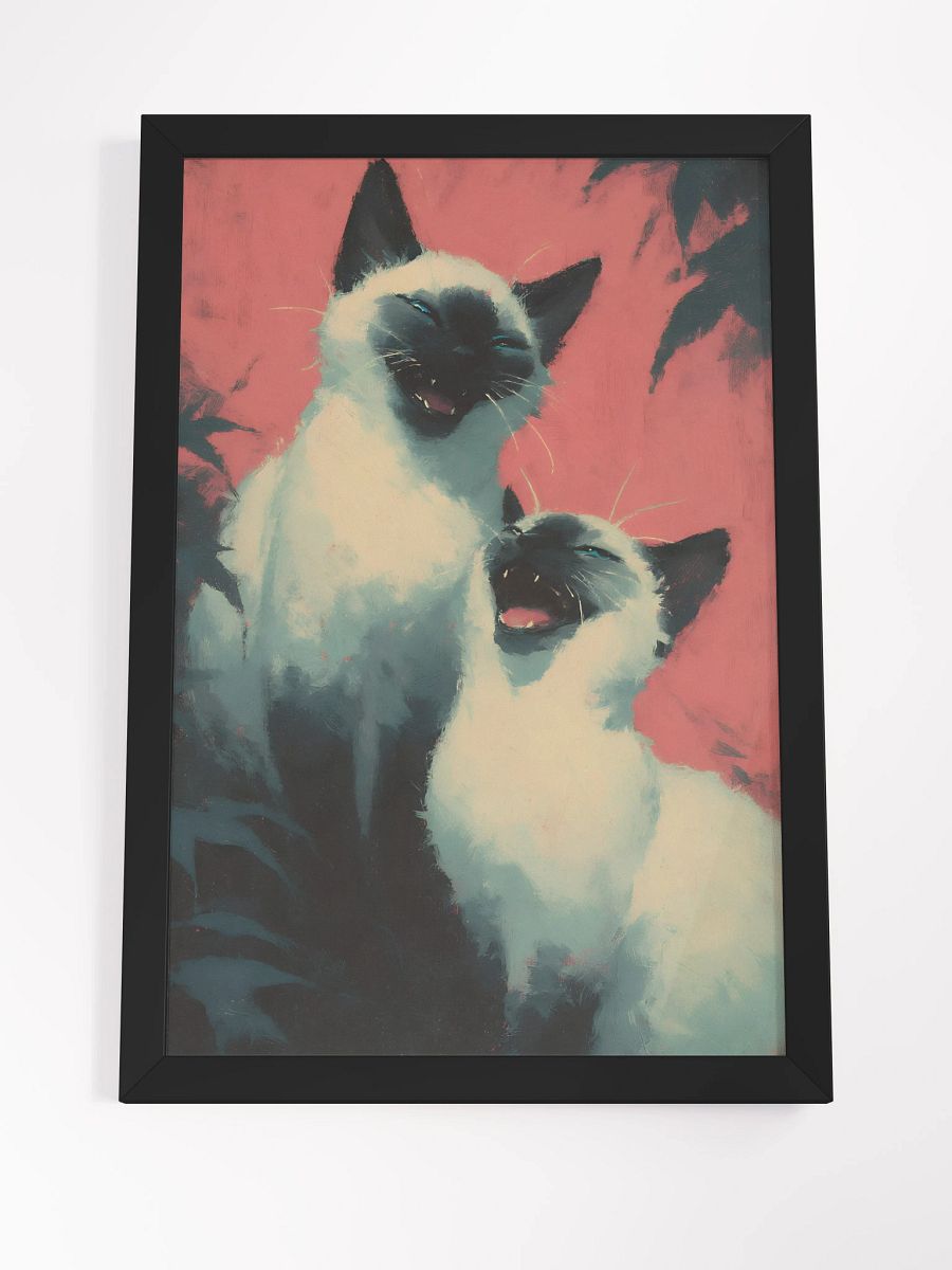 Chuckle Cats Framed Matte Poster product image (4)