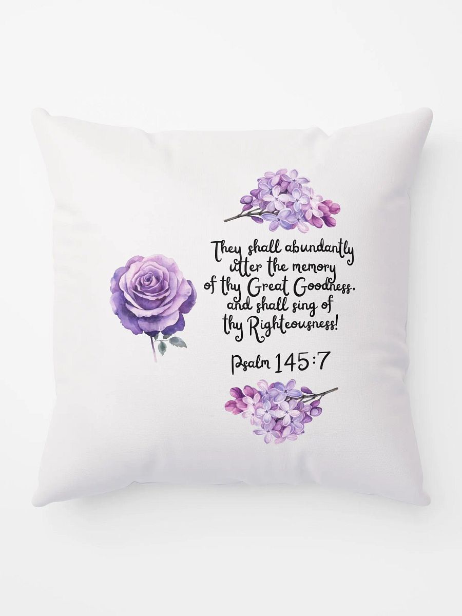 Psalm 145:7 Pillow product image (1)
