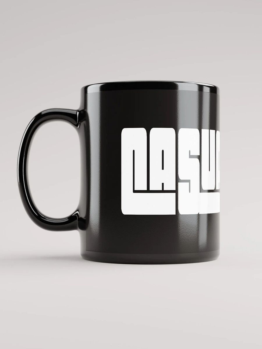 Glossy Black Canvas Mug product image (6)