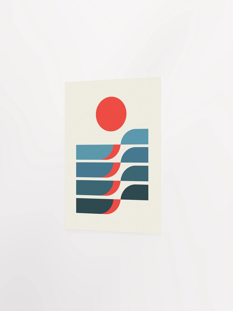 Rolling sea waves Art Print product image (11)