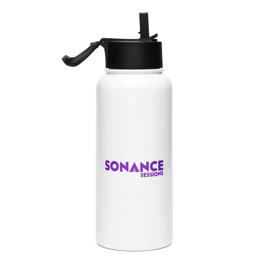 Stainless Steel Water Bottle with a Straw Lid product image (1)