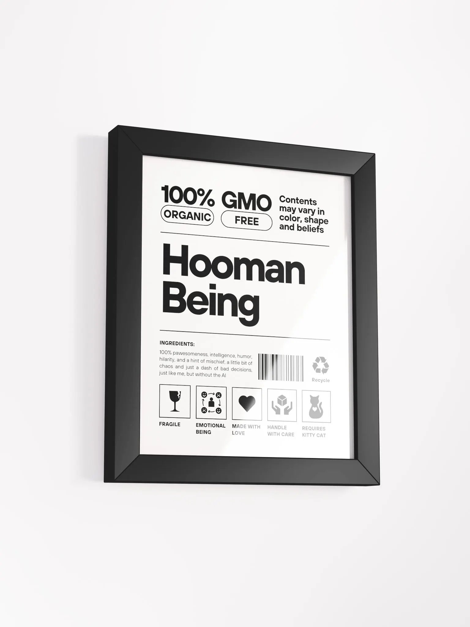 Hooman Being Wall Art product image (2)