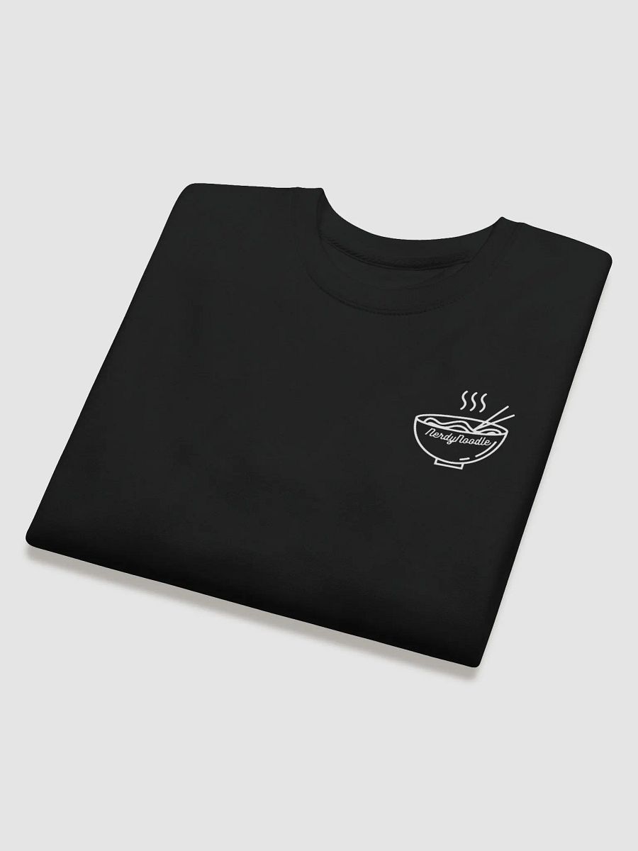 Simplistic NerdyNoodle Emblem Long Sleeve (Black) product image (3)