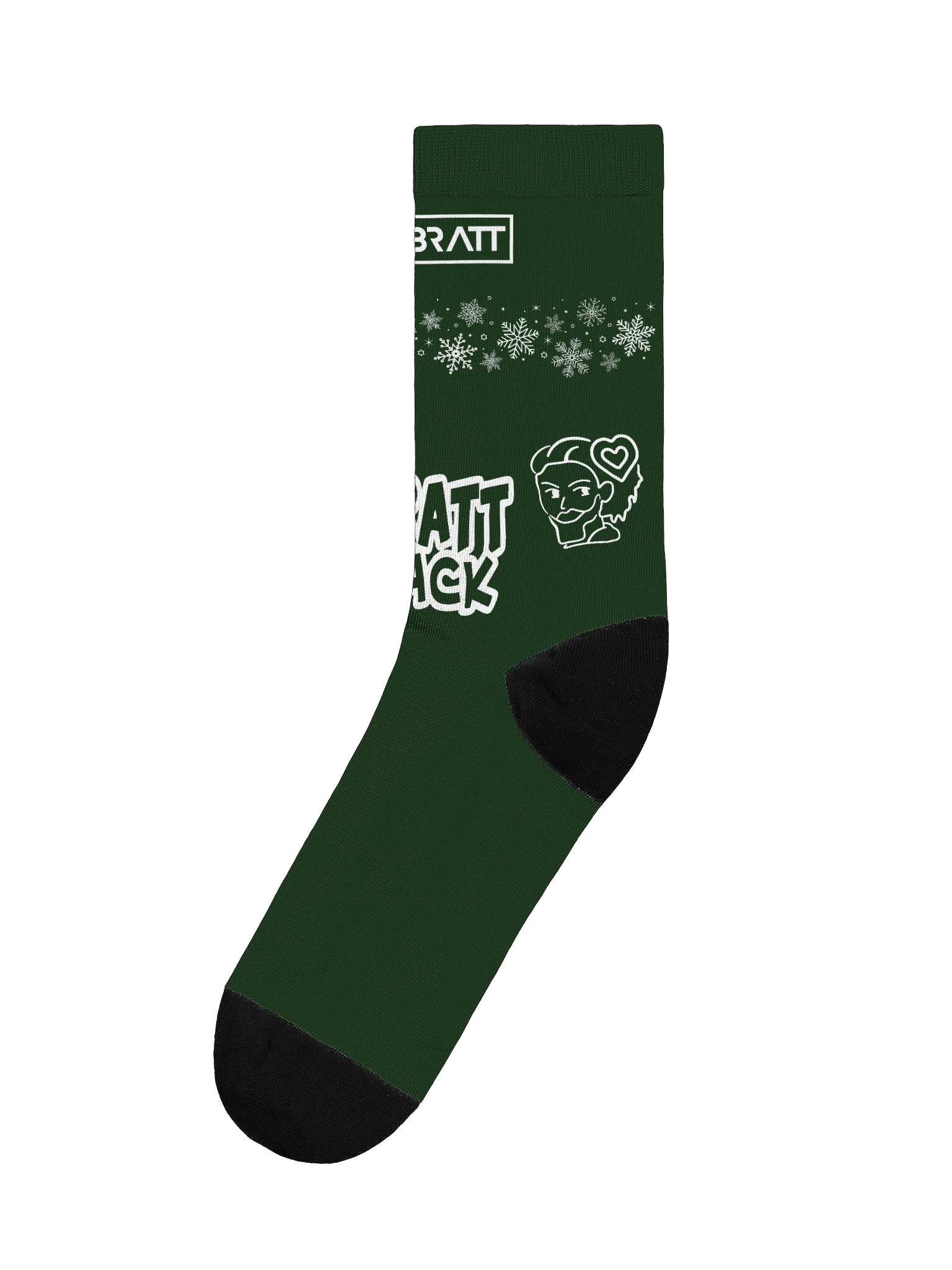 Merry Emotes Socks - green product image (1)