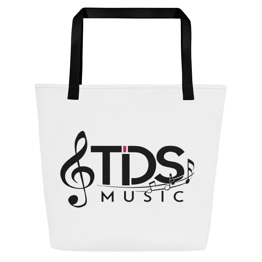 TDS Music All-Over Print Large Tote Bag with Pocket - Exclusive Design product image (1)