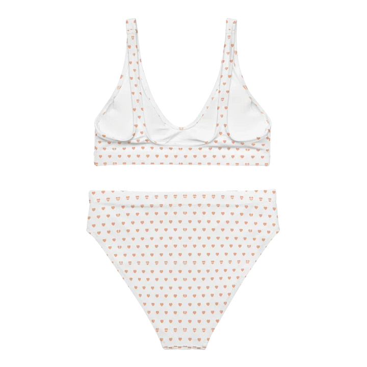 Pastel Heart Seamless Pattern High Waisted Bikini - V5 product image (2)