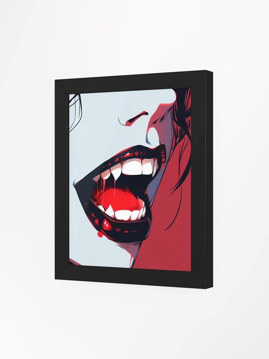 Framed Vampire Fangs Matte Poster product image (38)