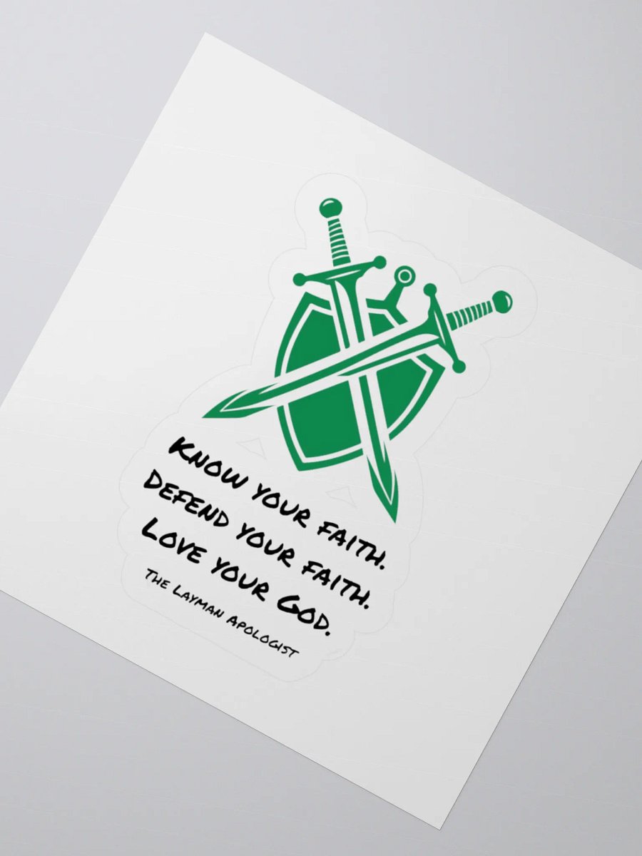 Know Your Faith Sticker product image (3)