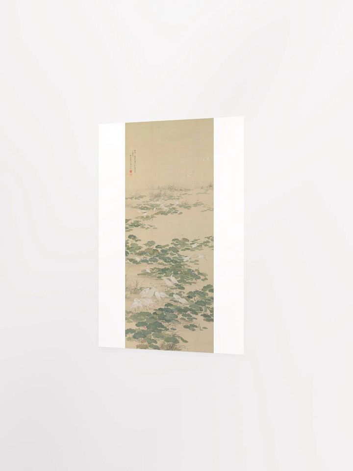 Egrets in a Lotus Pond by Yamamoto Baiitsu product image (2)