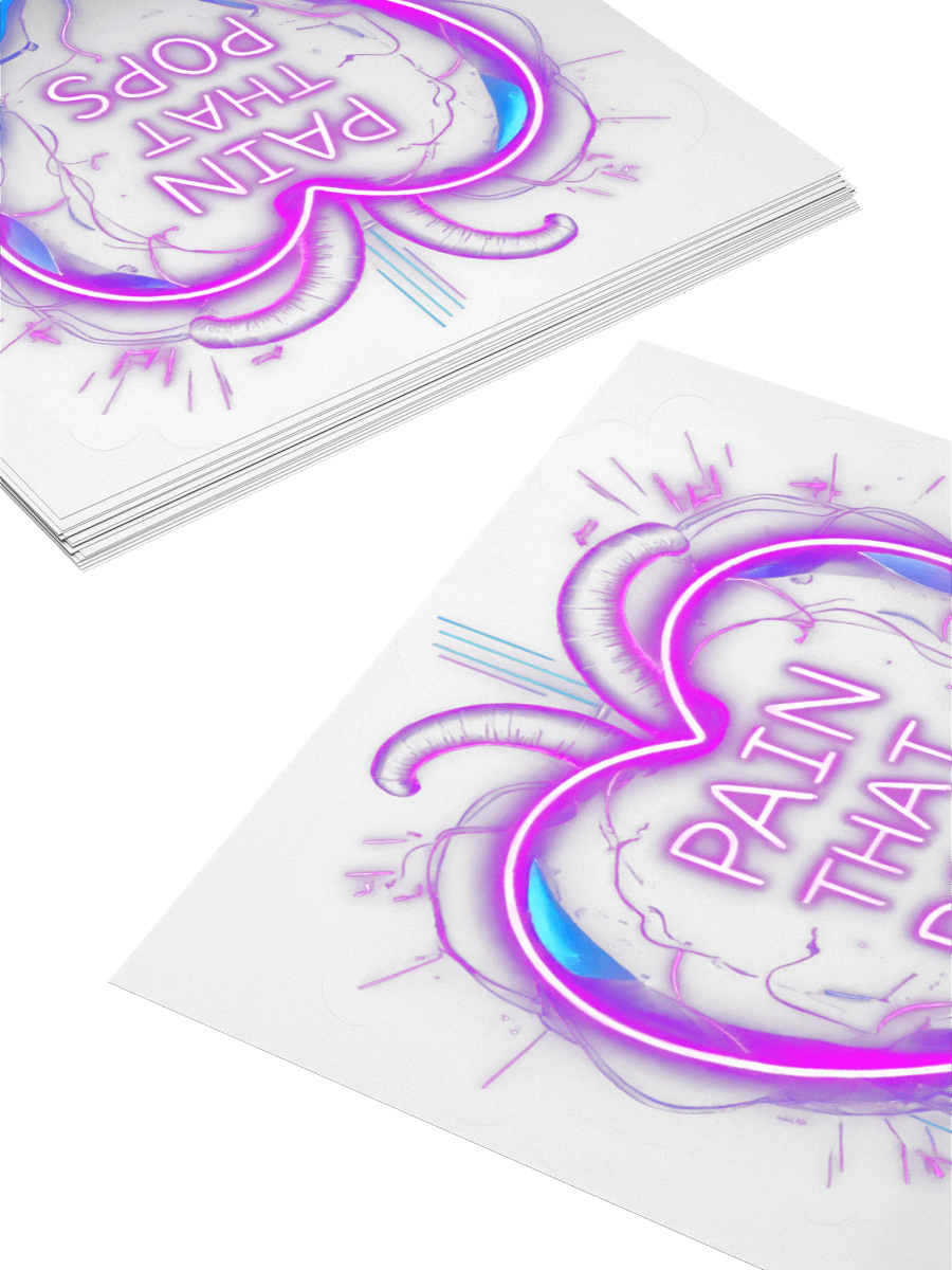 Bleed Neon (Pain That Pops) Stickers product image (15)