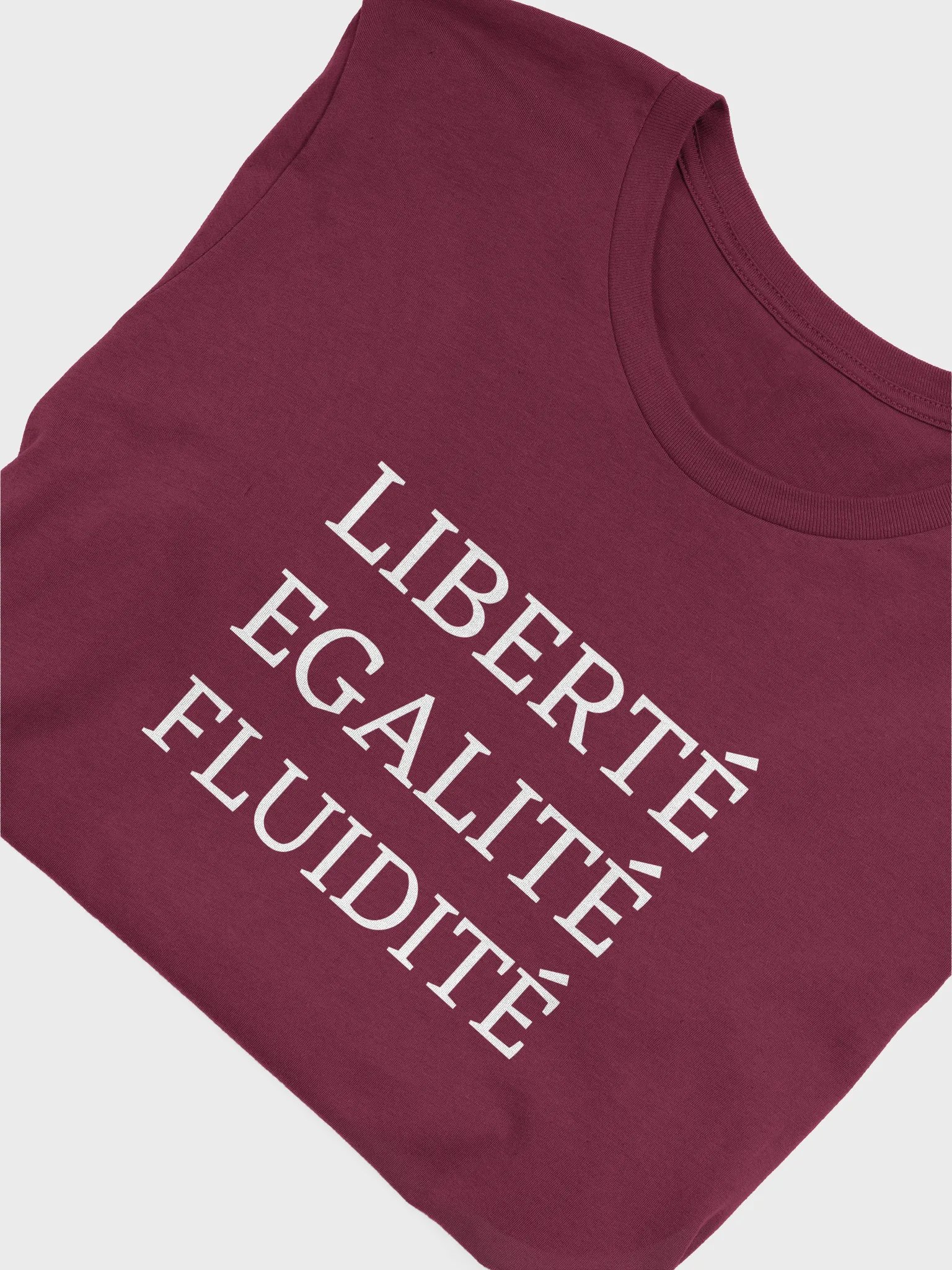 liberte egalite fluidite t-shirt product image (5)