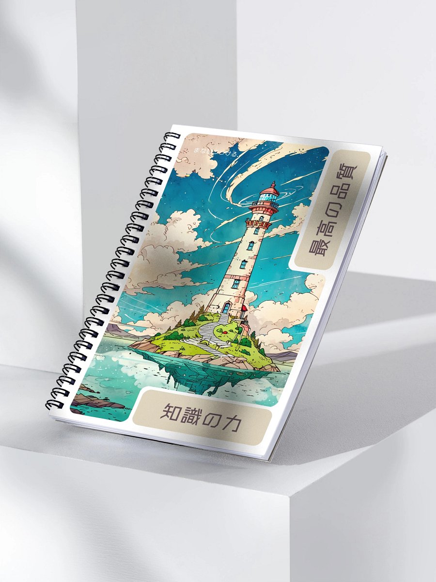 Enlightenment Lighthouse Spiral Notebook product image (3)
