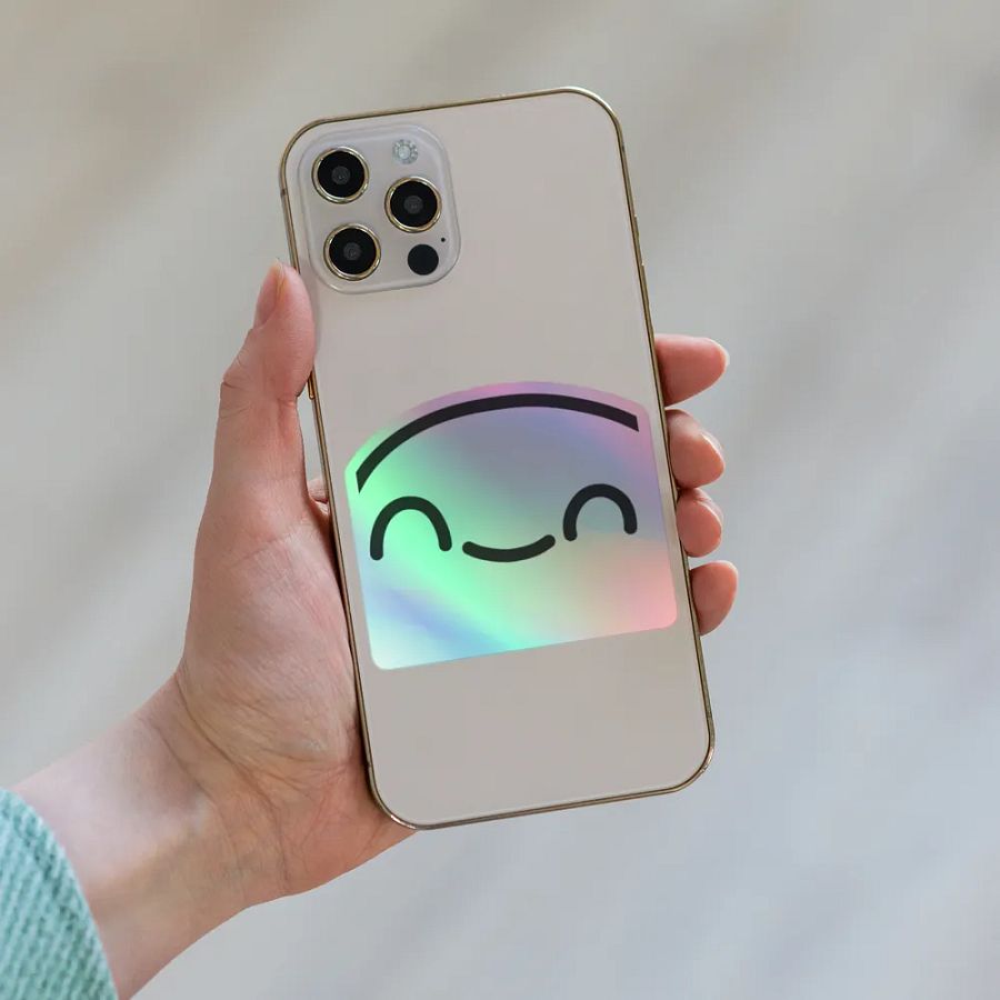 Smile Sticker (holo) product image (6)