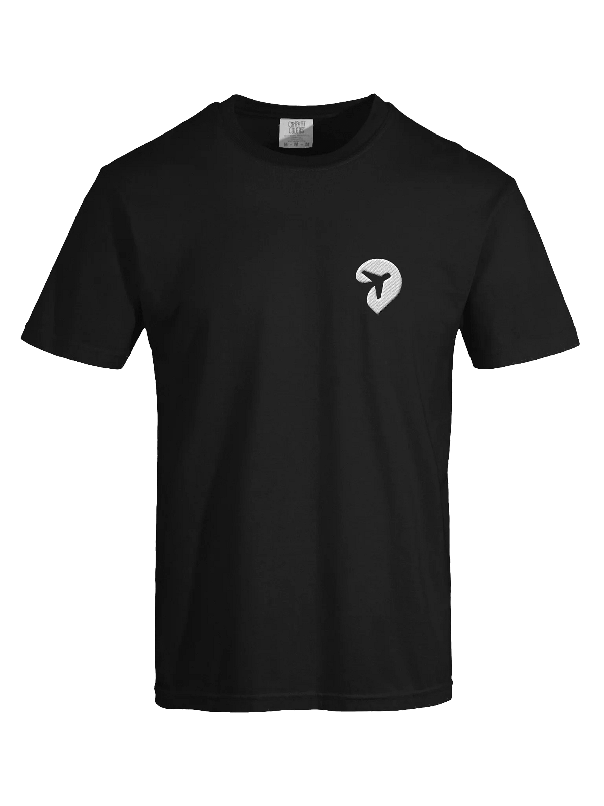 Embroidered Logo T-Shirt - Black | Explore Travel Earth