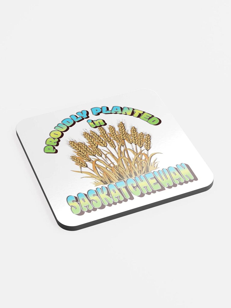 Proudly Planted In Saskatchewan Wheat Fields Coaster Set product image (3)