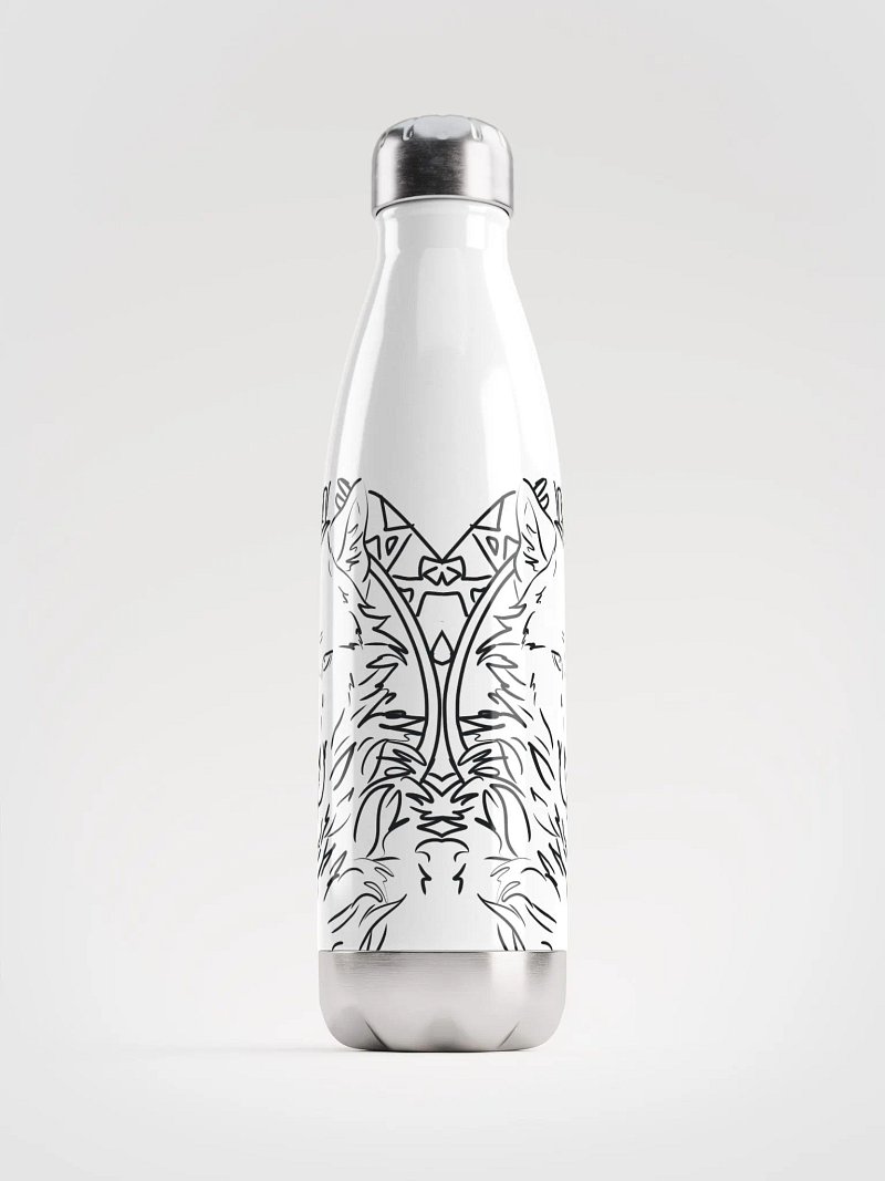 Linework Midknight Flask