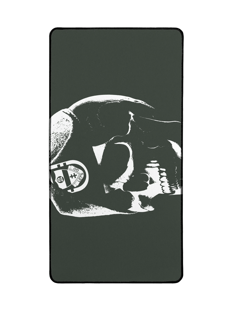 Skull Beret Desk Mat product image (2)