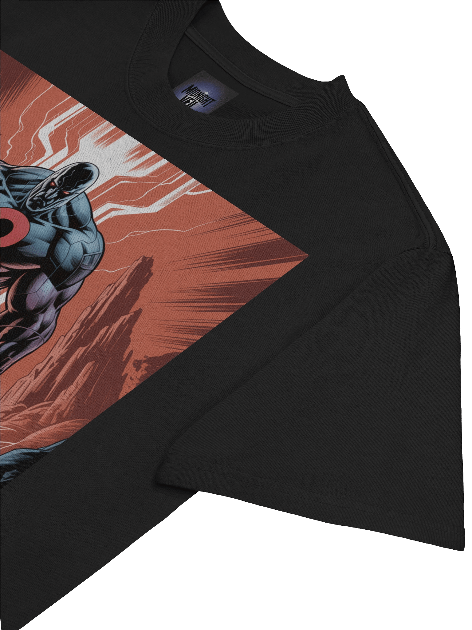 Omega Inferno: Darkseid Oversized Faded T-Shirt product image (7)
