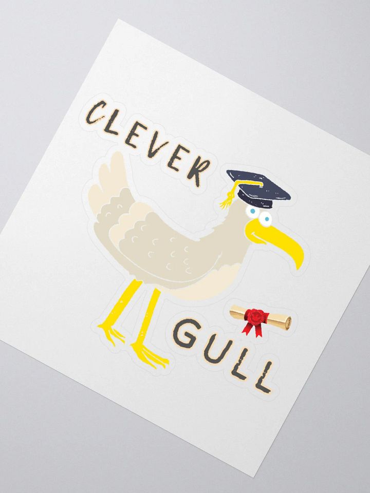 Clever Gull Graduation Sticker product image (4)