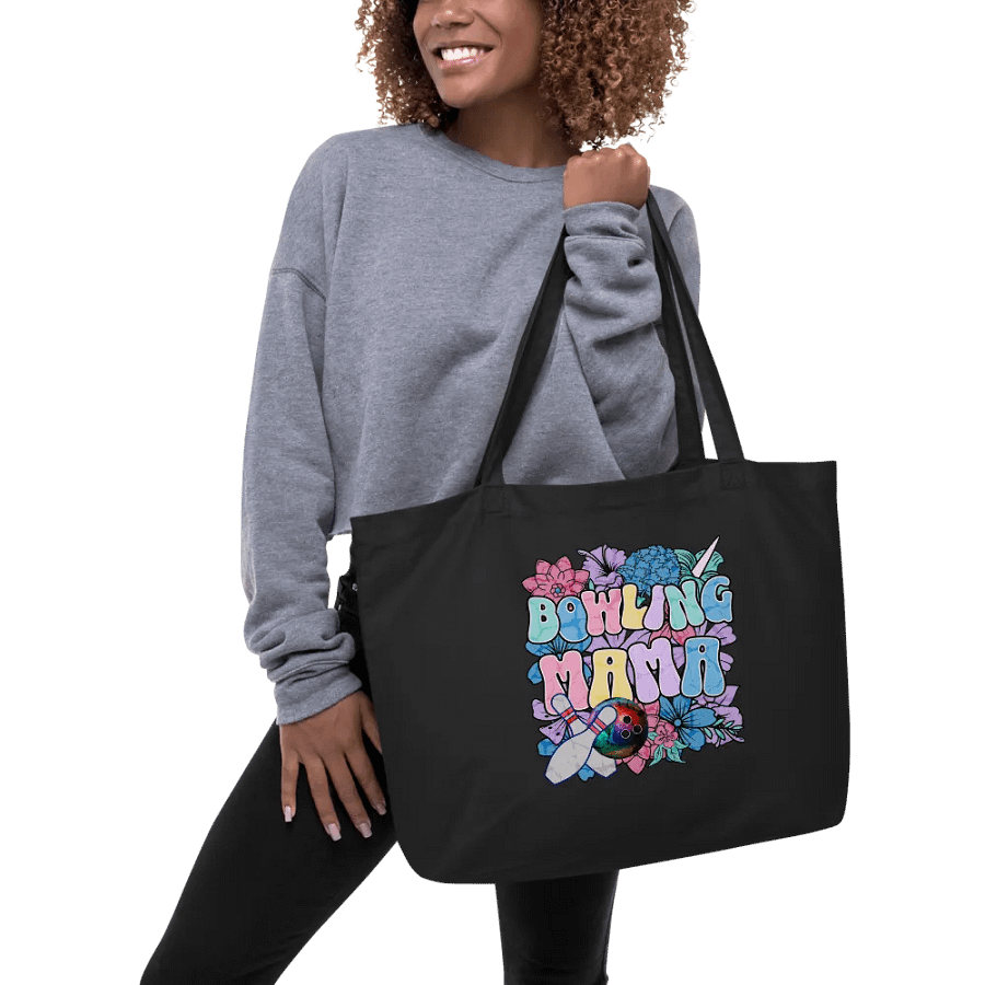 Bowling Mama Floral Tote Bag product image (3)