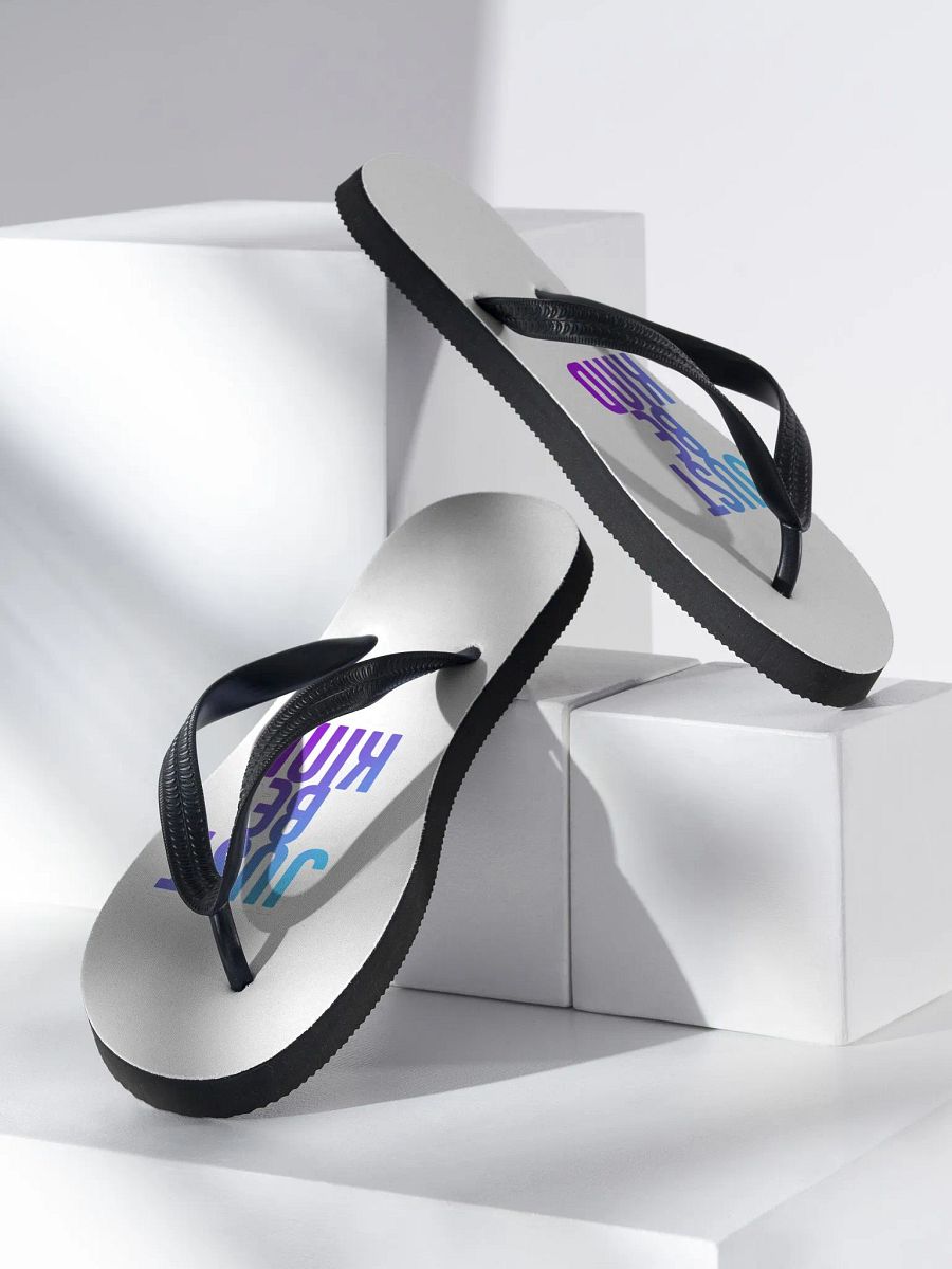 Just Be Kind Flip Flops product image (3)