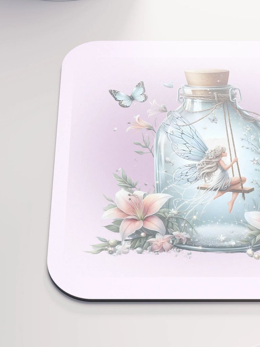 Whimsical Fairy Glass Bottle Mouse Pad product image (6)