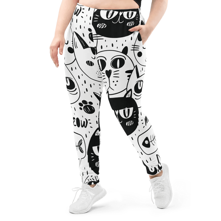 Women's Joggers Abstract Cat product image (8)