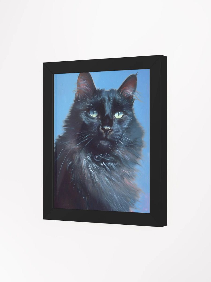 Ethereal Gaze - Framed Matte Cat Poster product image (6)