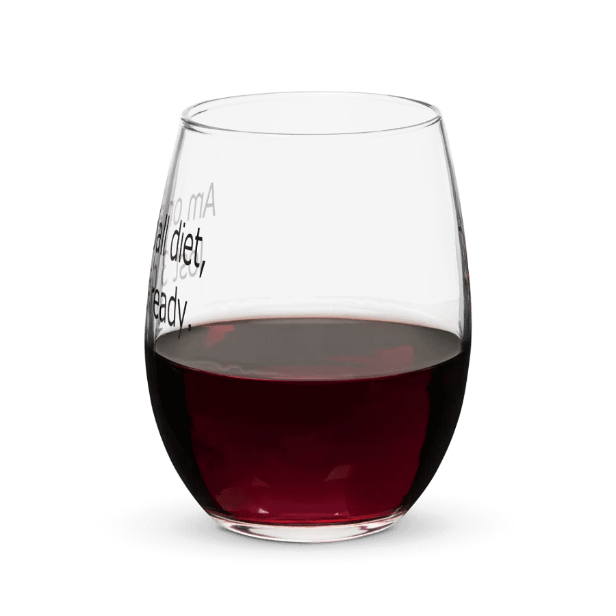 Fireball Diet Wineglass product image (5)